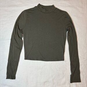 Popular 21 Olive Long Sleeve Women's Top